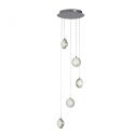 Lustra cu 5 pendule LED Quartz