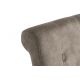 Seturi scaune, HoReCa - Set de 2 scaune CASA din microfibra taupe si picioare din lemn