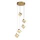 Lustra cu 5 pendule LED Cuboid