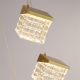 Pendule, Lustre suspendate - Lustra cu 5 pendule LED Cuboid