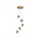Pendule, Lustre suspendate - Lustra cu 5 pendule LED Cuboid