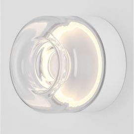 Aplice, corpuri de iluminat pentru pereti - Aplica perete stil minimalist Doris alb