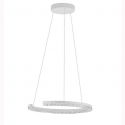 Lustra circulara aluminiu alb GREAMY D-46cm
