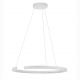 Pendule, Lustre suspendate - Lustra circulara aluminiu alb GREAMY D-65cm