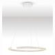 Pendule, Lustre suspendate - Lustra circulara aluminiu alb GREAMY D-65cm