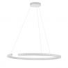 Lustra circulara aluminiu alb GREAMY D-85cm