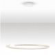 Pendule, Lustre suspendate - Lustra circulara aluminiu alb GREAMY D-85cm