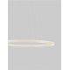 Pendule, Lustre suspendate - Lustra circulara aluminiu alb GREAMY D-85cm