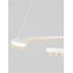 Pendule, Lustre suspendate - Lustra circulara aluminiu alb GREAMY D-85cm