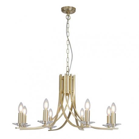 Candelabre, Lustre - Candelabru stil elegant metal alama Ascona 8L