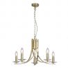 Candelabru stil elegant metal alama Ascona 5L