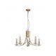 Candelabre, Lustre - Candelabru stil elegant metal alama Ascona 5L