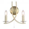 Aplica de perete stil elegant metal alama Ascona 2L