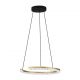 Pendule, Lustre suspendate - Lustra circulara aluminiu auriu GREAMY D-46cm