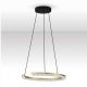 Pendule, Lustre suspendate - Lustra circulara aluminiu auriu GREAMY D-46cm