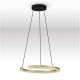 Pendule, Lustre suspendate - Lustra circulara aluminiu auriu GREAMY D-46cm