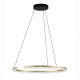 Pendule, Lustre suspendate - Lustra circulara aluminiu auriu GREAMY D-65cm