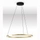 Pendule, Lustre suspendate - Lustra circulara aluminiu auriu GREAMY D-65cm