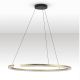 Pendule, Lustre suspendate - Lustra circulara aluminiu auriu GREAMY D-85cm
