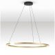 Pendule, Lustre suspendate - Lustra circulara aluminiu auriu GREAMY D-85cm