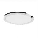 Plafoniera circulara aluminiu negru GREAMY D-46cm