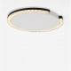 Plafoniere - Plafoniera circulara aluminiu negru GREAMY D-46cm