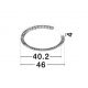Plafoniere - Plafoniera circulara aluminiu negru GREAMY D-46cm