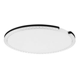 Plafoniere - Plafoniera circulara aluminiu negru GREAMY D-65cm