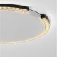 Plafoniere - Plafoniera circulara aluminiu negru GREAMY D-65cm