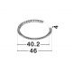 Plafoniere - Plafoniera circulara aluminiu alb GREAMY D-46cm
