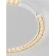 Plafoniere - Plafoniera circulara aluminiu alb GREAMY D-46cm