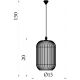 Pendule, Lustre suspendate - Pendul din sticla alba Pearl