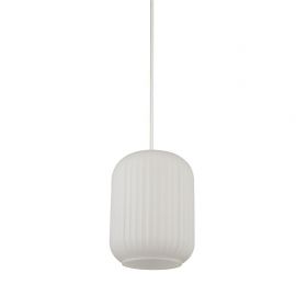 Pendul din sticla alba Pearl