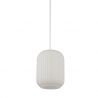 Pendul din sticla alba Pearl