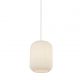 Pendule, Lustre suspendate - Pendul din sticla alba Pearl