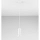 Pendule, Lustre suspendate - Pendul minimalist ceramica alba PARLO