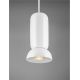 Pendule, Lustre suspendate - Pendul minimalist ceramica alba PARLO