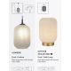 Veioze - Veioza, Lampa de masa din sticla alba Pearl