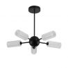 Candelabru cu 5 brate metal negru Cosmic