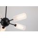 Candelabre, Lustre - Candelabru cu 5 brate metal negru Cosmic