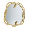Oglinda decorativa design sarpe auriu SNAKE L 50cm