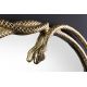 Oglinzi - Oglinda decorativa design sarpe auriu SNAKE L 50cm