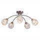 Lustre aplicate - Lustra aplicata 5 becuri metal nickel satinat Astral