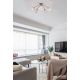 Lustre aplicate - Lustra aplicata 5 becuri metal nickel satinat Astral