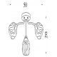 Lustre aplicate - Lustra aplicata 3 becuri metal nickel satinat Astral