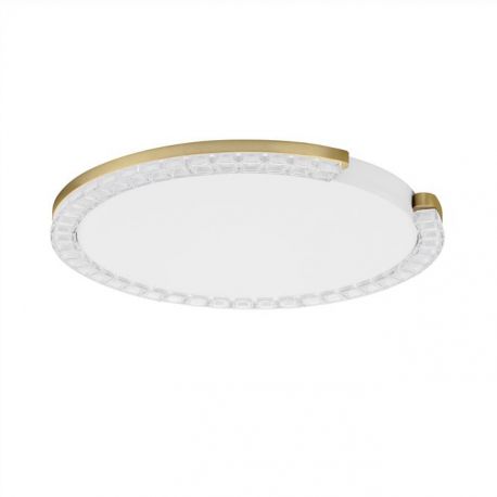 Plafoniere - Plafoniera circulara aluminiu auriu GREAMY D-46cm