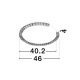 Plafoniere - Plafoniera circulara aluminiu auriu GREAMY D-46cm