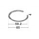 Plafoniere - Plafoniera circulara aluminiu auriu GREAMY D-65cm