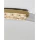 Plafoniere - Plafoniera circulara aluminiu auriu GREAMY D-65cm