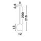 Pendule, Lustre suspendate - Pendul minimalist metal negru MARLIN
